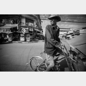 Rickshaw man in Cambodia