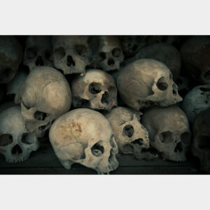 Remains in Genocide Museum of Phnom Penh