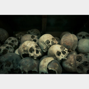 Remains in Genocide Museum of Phnom Penh