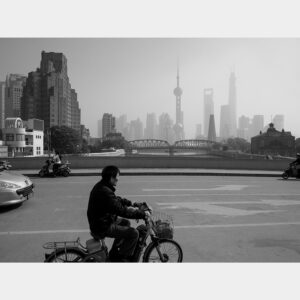 Commuters in Shanghai