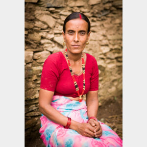 Nepalese lady in Pokhara