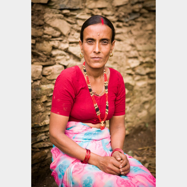 Nepalese lady in Pokhara