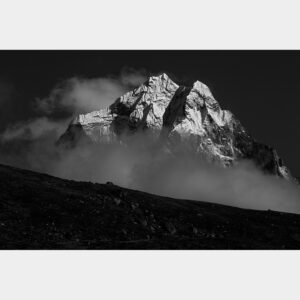 Snow mountain in Nepal Himalayas