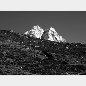Snow mountain in Nepal Himalayas