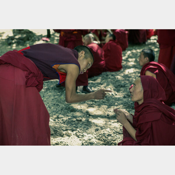 Tibetan monks in Sera Monastery Lahsa