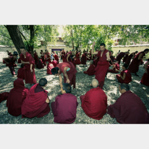 Tibetan monks in Sera Monastery Lahsa