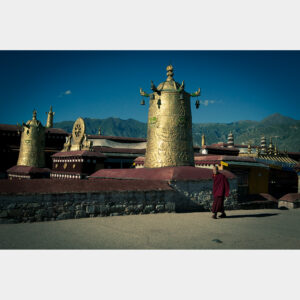Tibetan monk in Lhasa